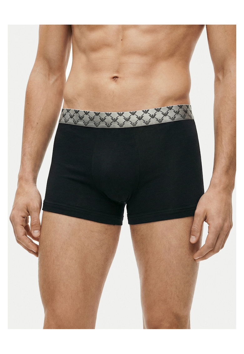 Boxeri Emporio Armani pentru barbati - Negru