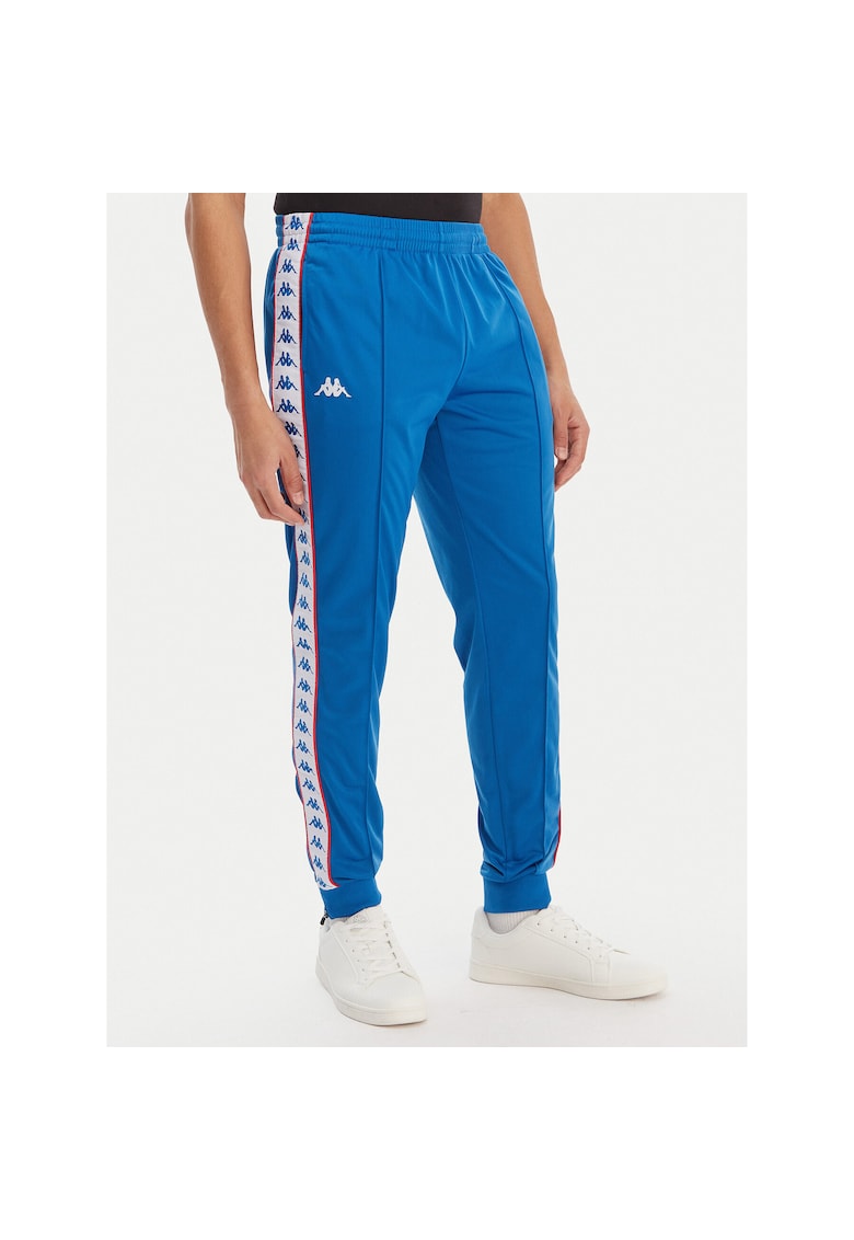 Pantaloni sport barbati - albastru - material sintetic