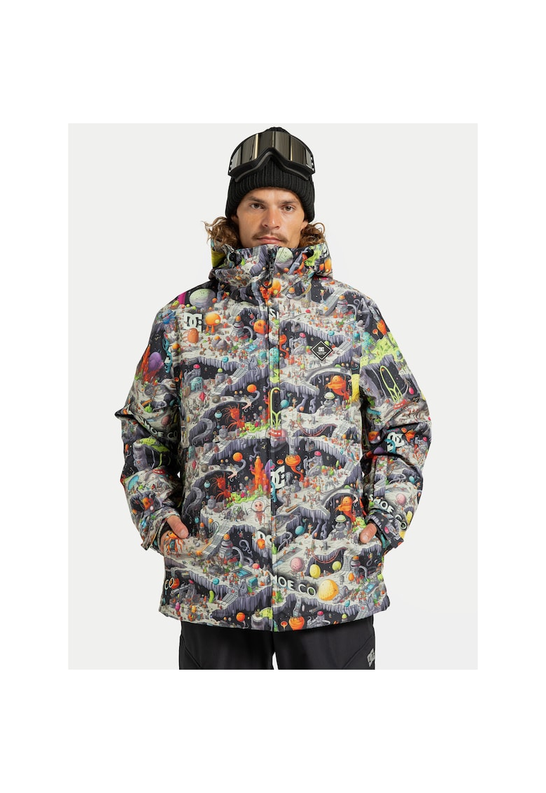 Geaca de schi barbati - material sintetic - multicolor -