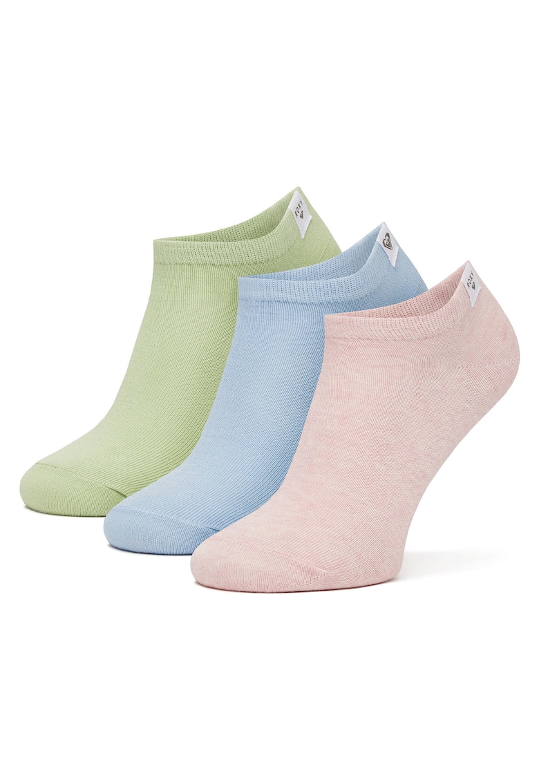 Set 3 perechi sosete scurte dama - multicolor - 39-42