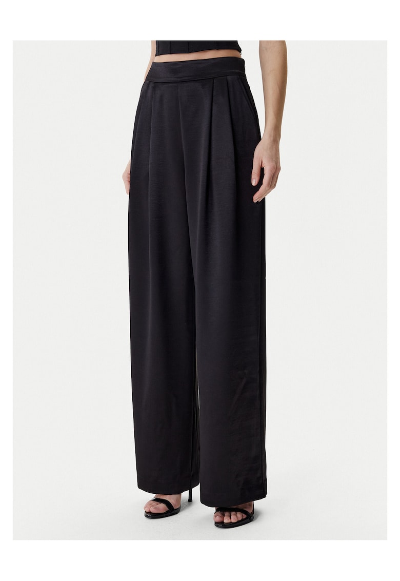 Pantaloni poliester - Negru