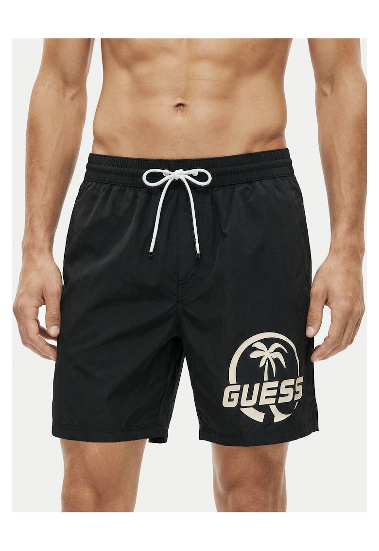 Costum de baie barbati - negru - poliester