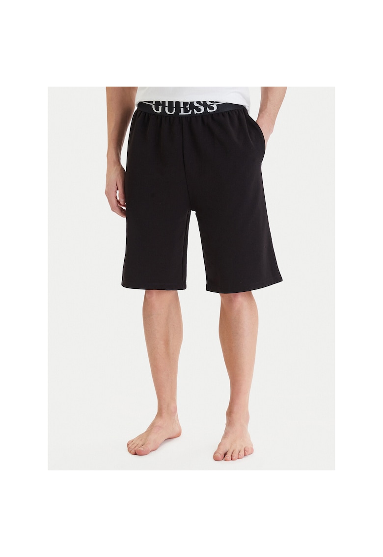 Pantaloni sport barbati - negru - 57% bumbac - 38% modal - 5% spandex
