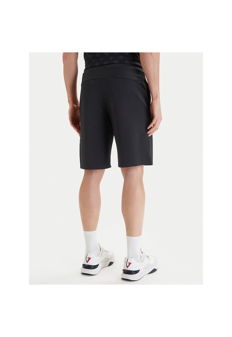 Pantaloni sport barbati - negru - 53% poliamida - 20% viscoza - 20% bumbac - 7% elastan
