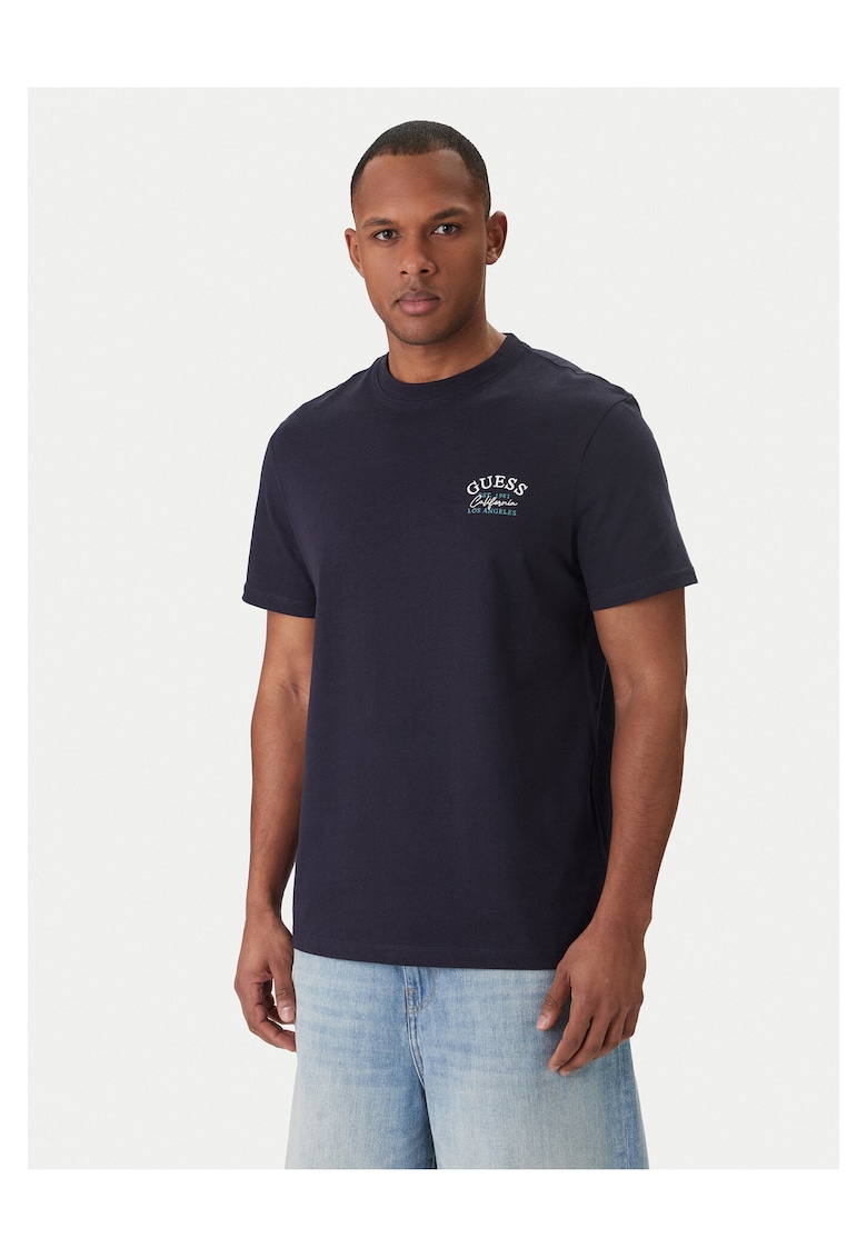 Tricou Barbati - Bleumarin - bumbac