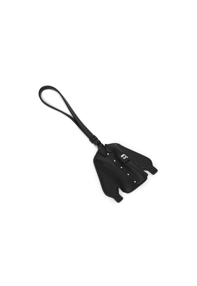 Breloc femei - piele ecologica - negru - One Size INTL
