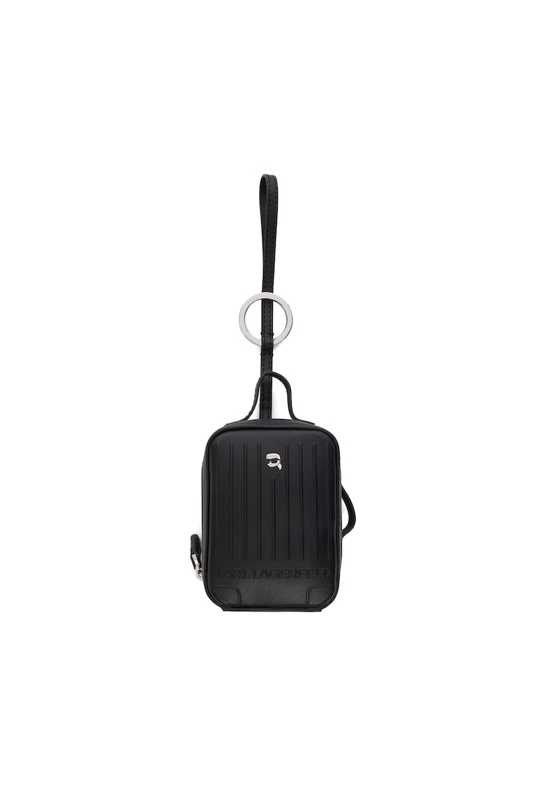 Breloc femei - piele ecologica - negru - One Size INTL