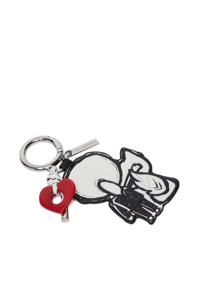 Breloc femei - piele ecologica - negru - One Size INTL