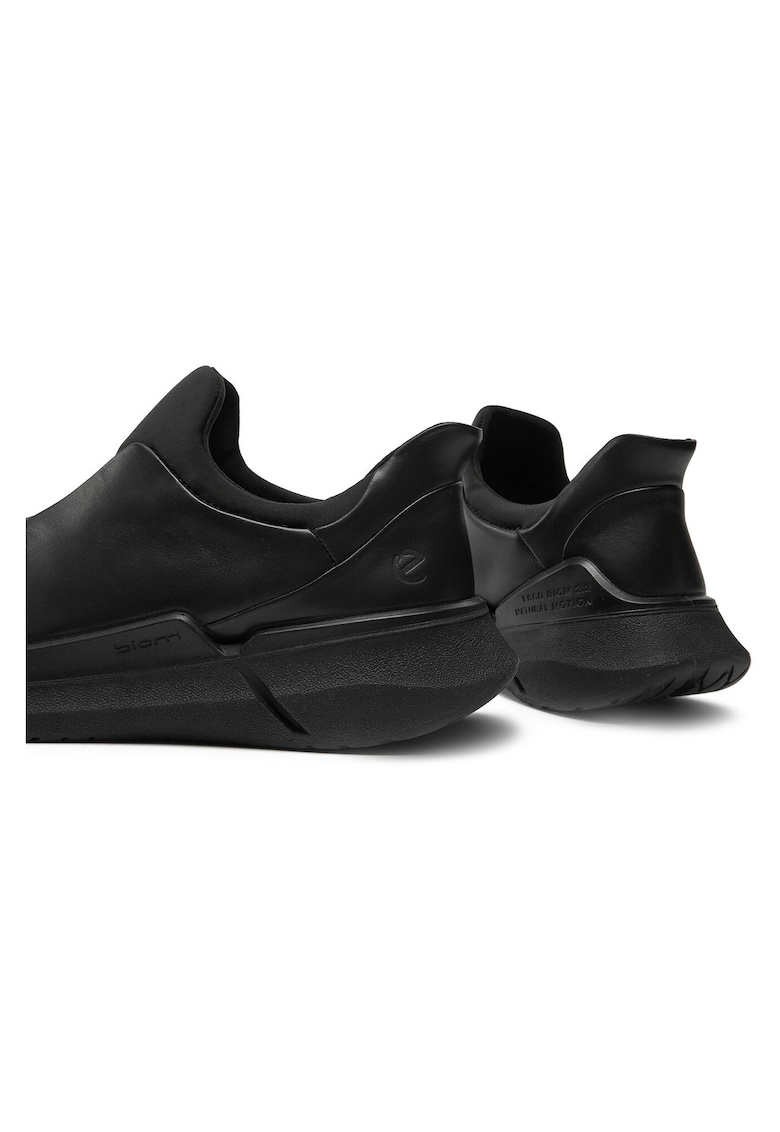 Tenisi barbati - piele naturala - negru -