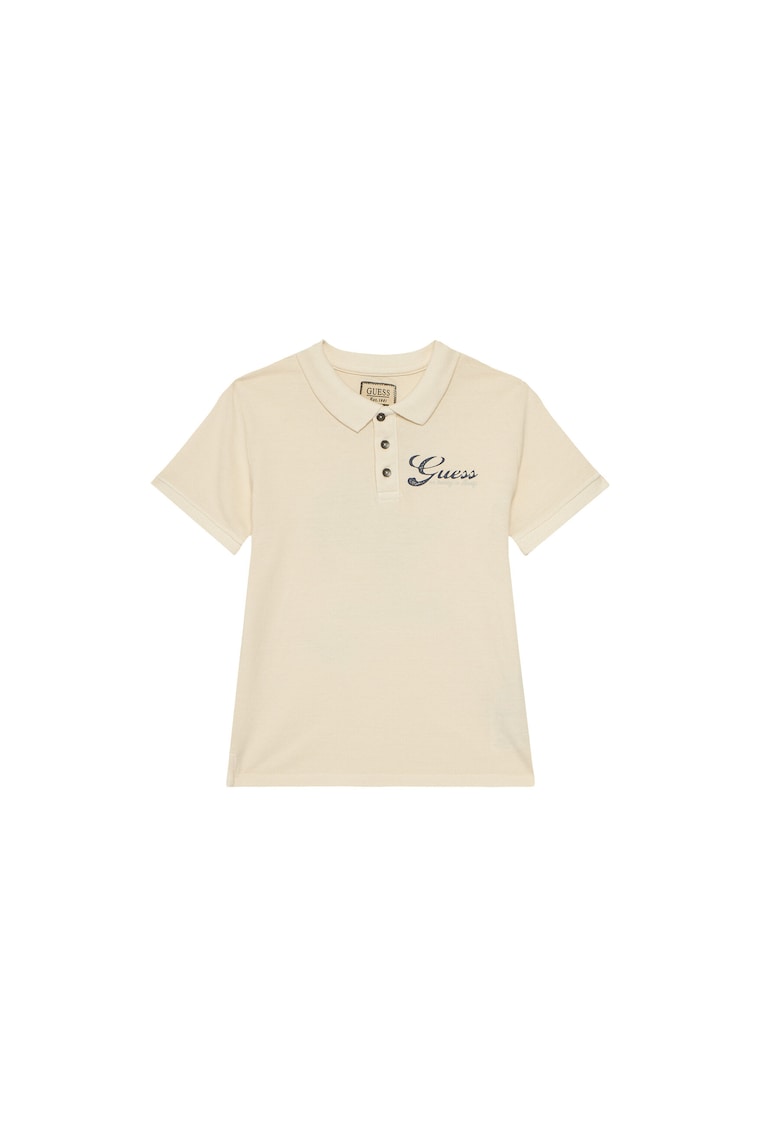 Tricou copii din bumbac ecru - Ecru