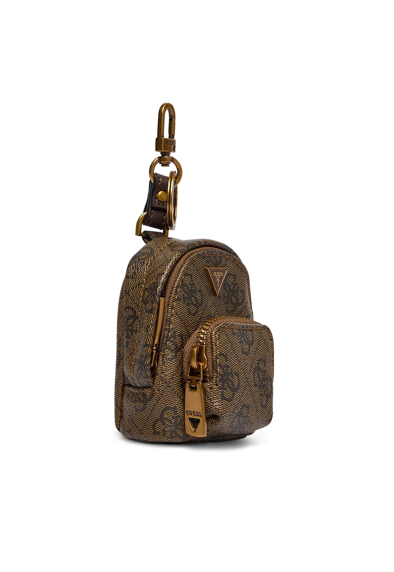 Breloc dama - piele ecologica - maro - One Size INTL