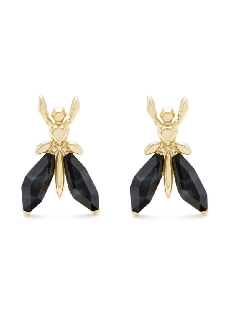 Cercei dama - negru - plastic - One Size INTL