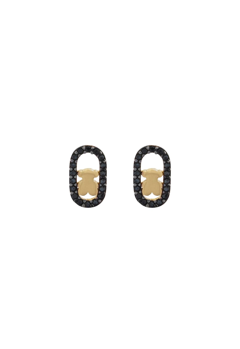 Cercei dama - plastic - negru - One Size INTL
