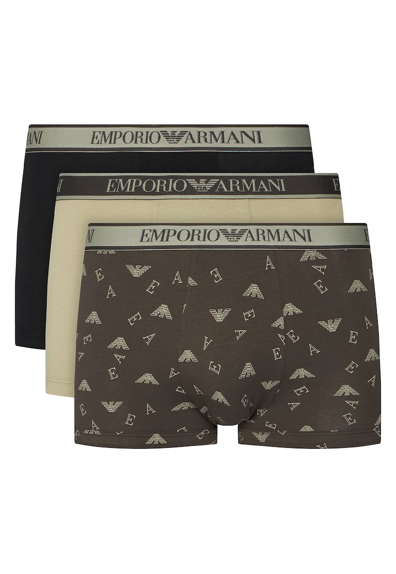 Set 3 perechi boxeri barbati - Emporio Armani multicolor - Multicolor