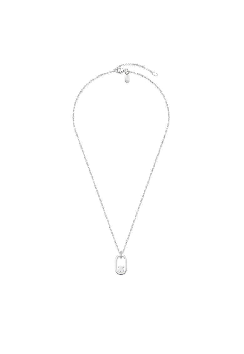 Colier dama - plastic - One Size - Argintiu