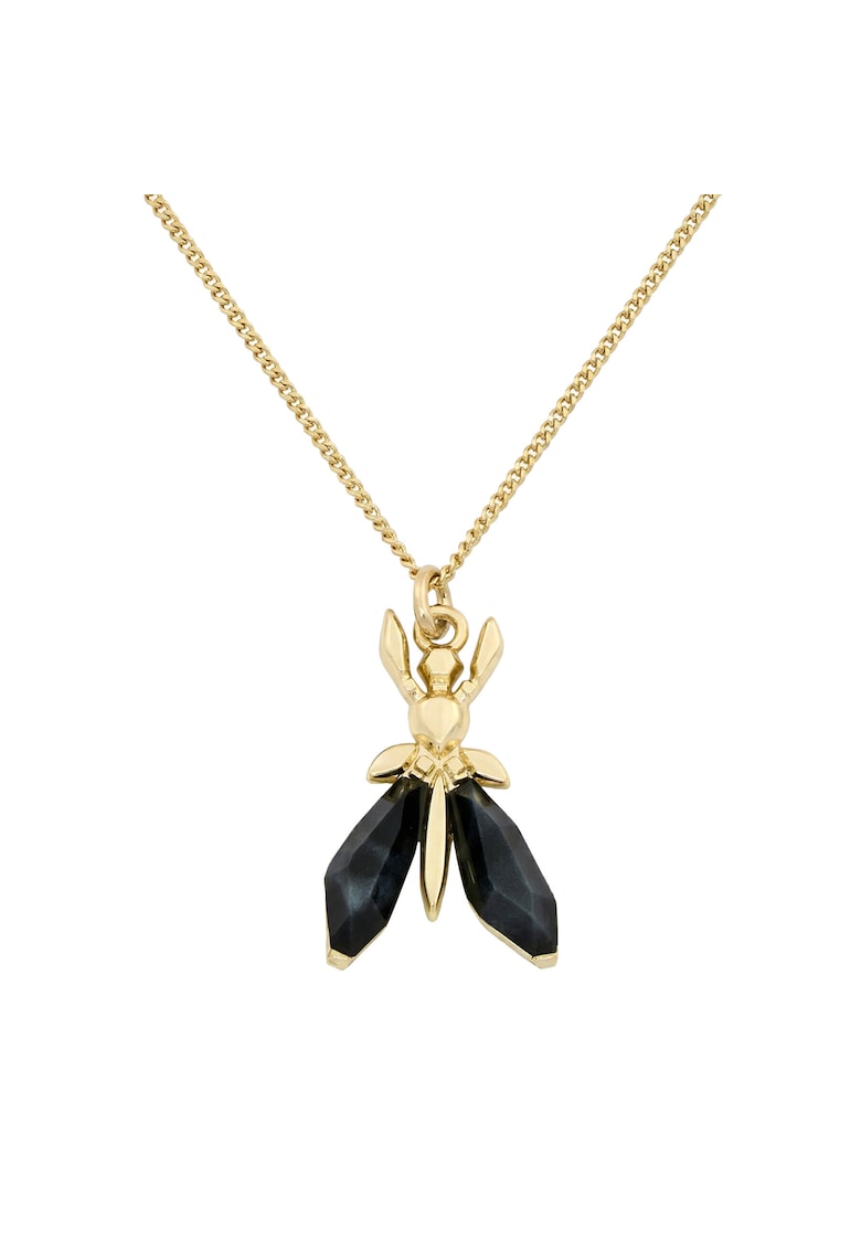 Colier dama - plastic - negru - One Size INTL