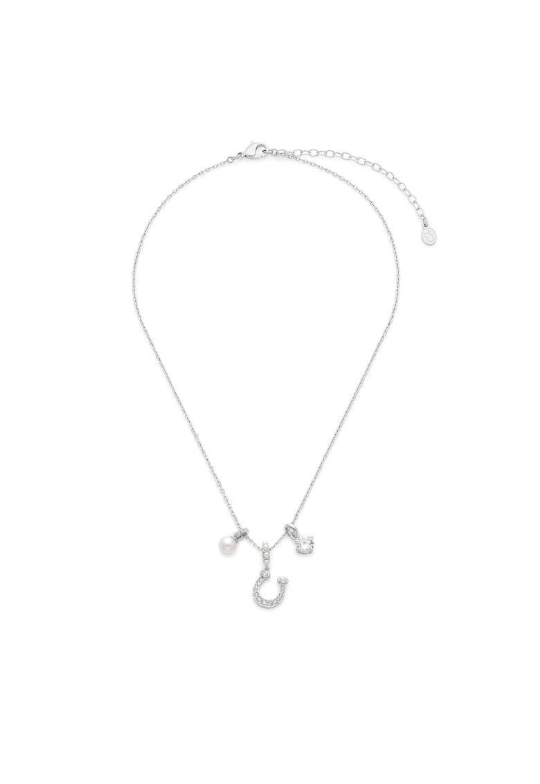 Colier dama - argintiu - plastic - One Size INTL