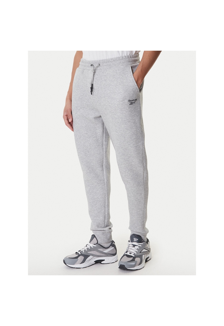 Pantaloni sport barbati - gri - bumbac si poliester