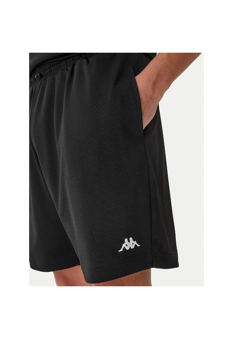 Pantaloni scurti sport barbati - poliester - negru