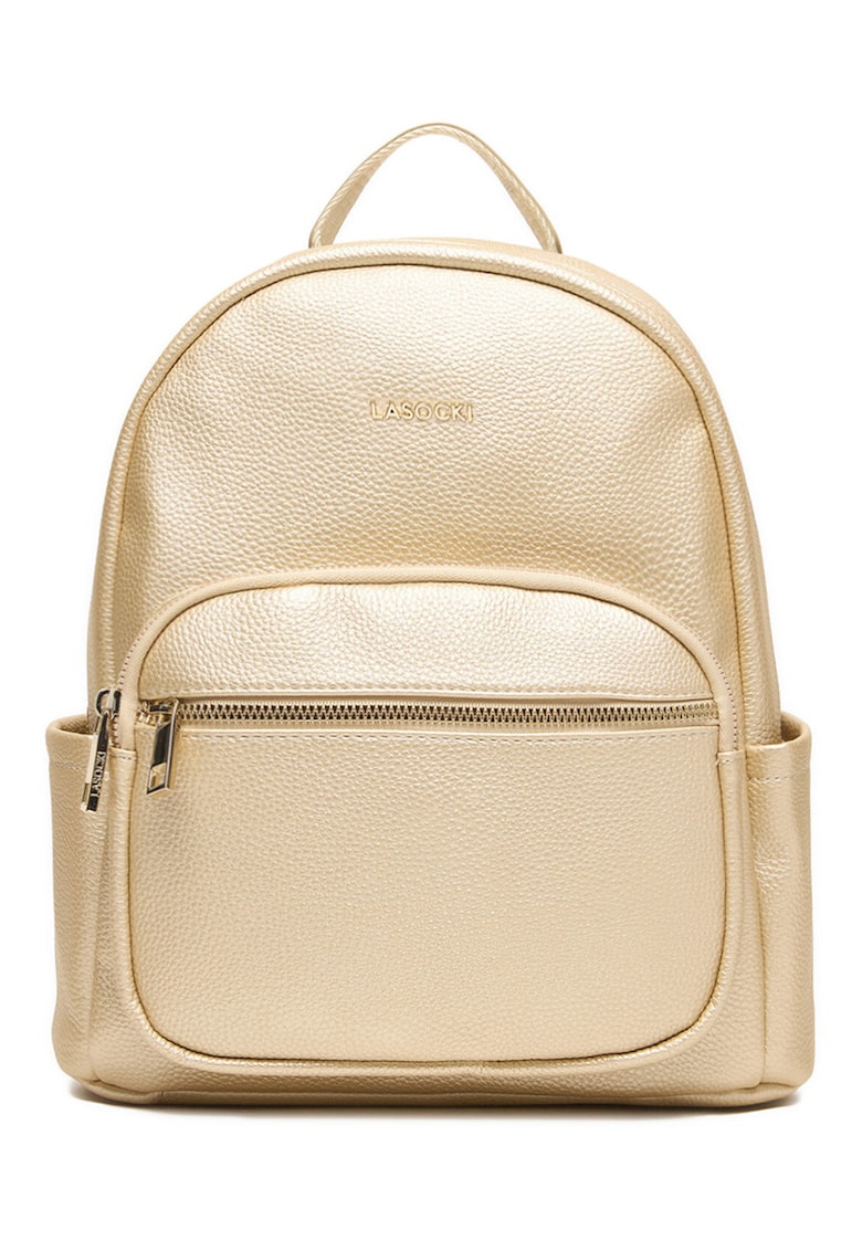 Rucsac fashion dama - tkanina - auriu - One Size INTL