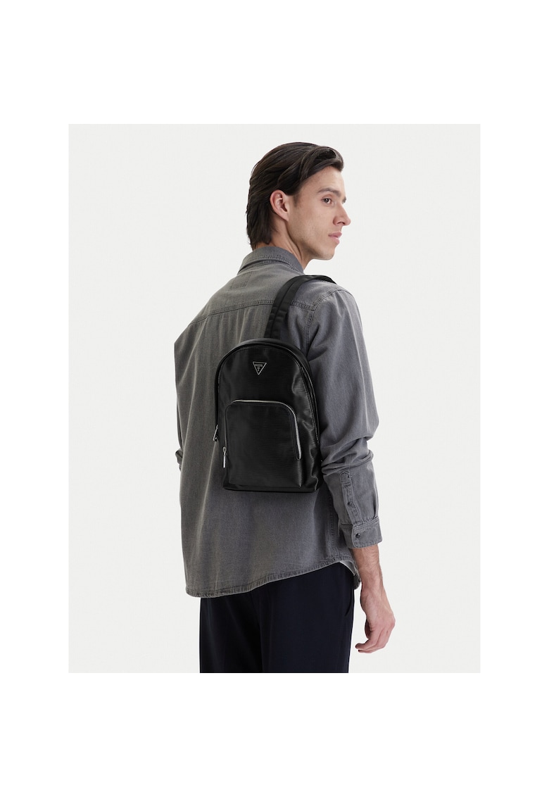 Rucsac negru - piele ecologica - One Size INTL