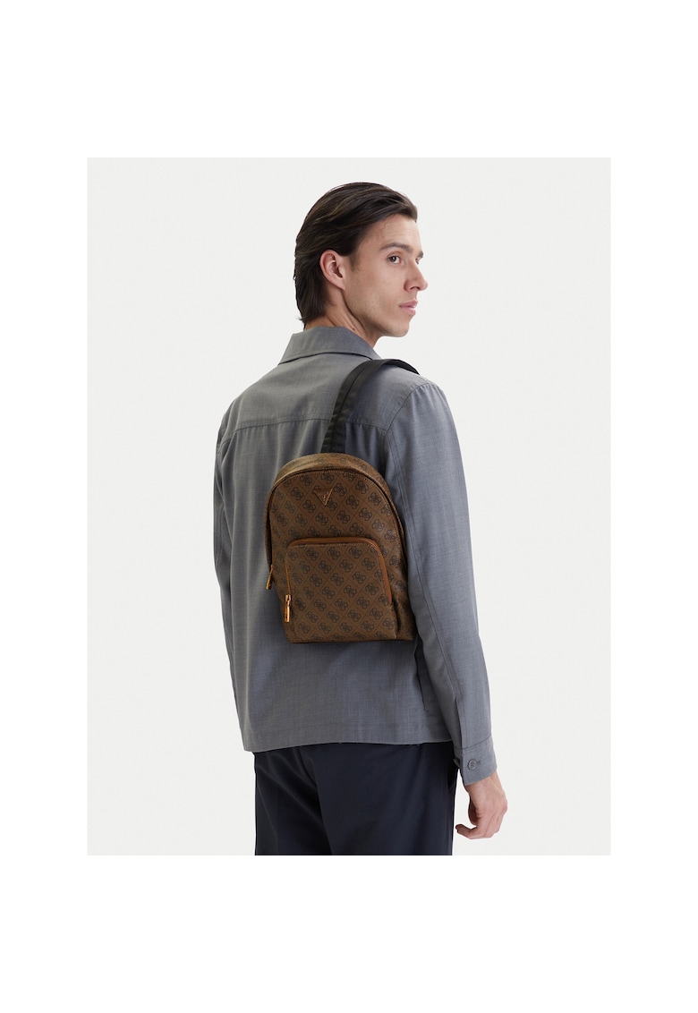 Rucsac maro - piele ecologica - One Size INTL