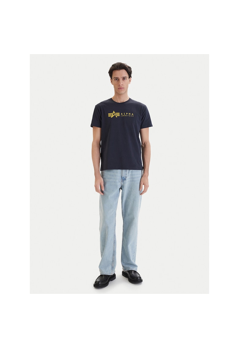 Pachet de tricouri sport barbati - bumbac - bleumarin -