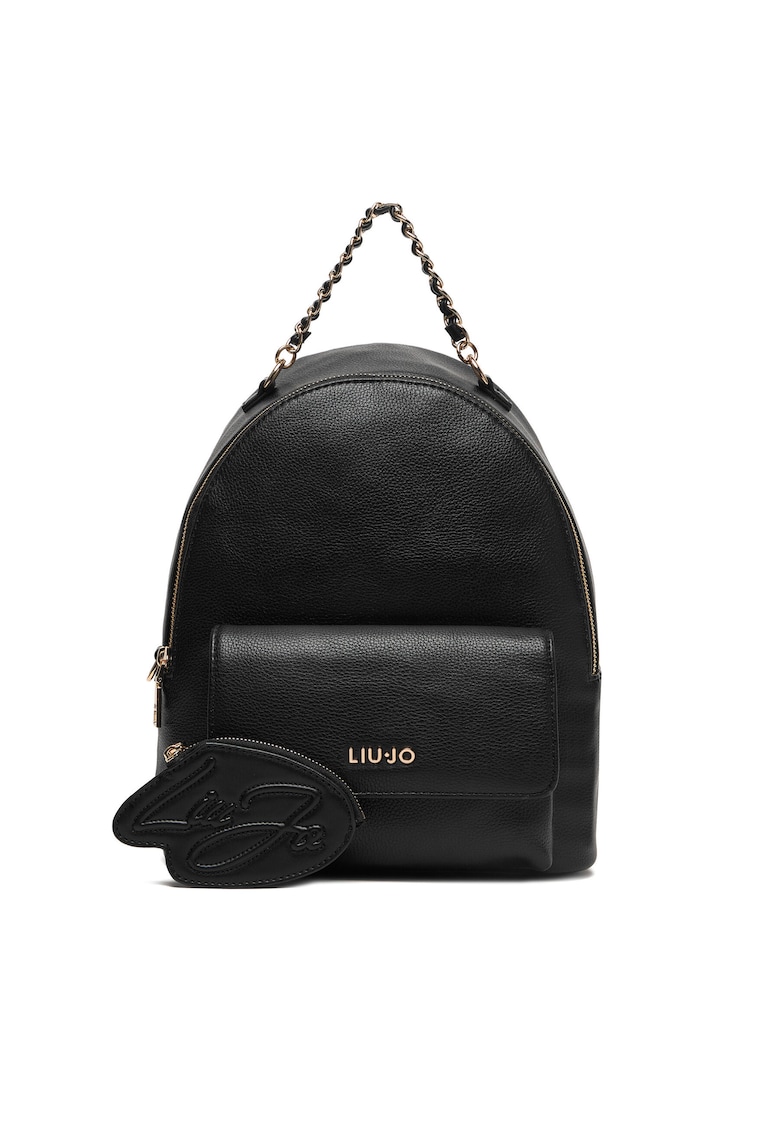 Rucsac dama - piele ecologica - negru - One Size INTL