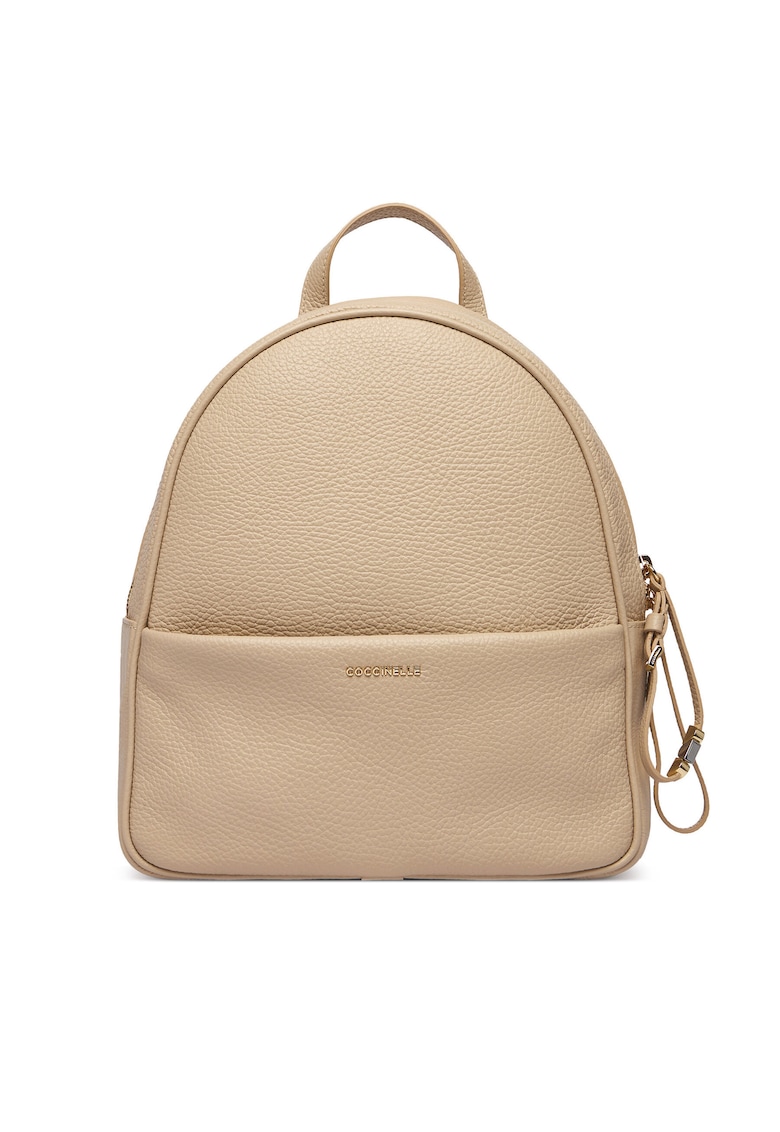 Rucsac piele naturala - bej - One Size INTL