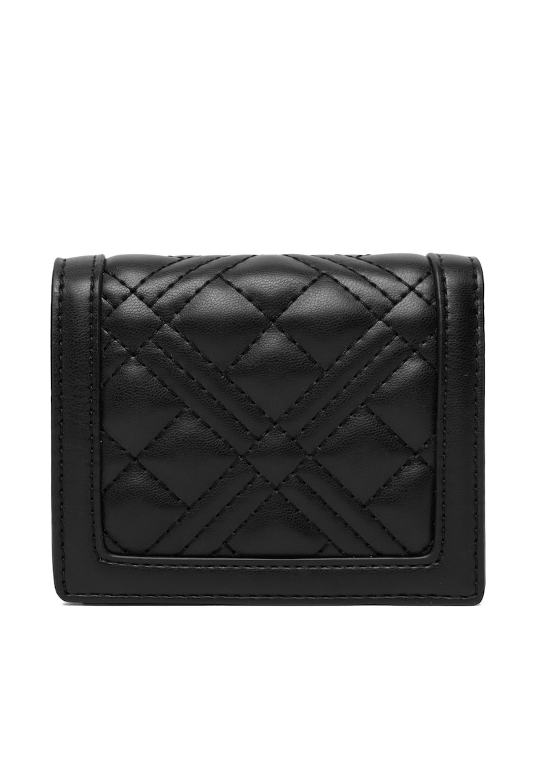 Portofel dama - piele ecologica - negru - One Size INTL