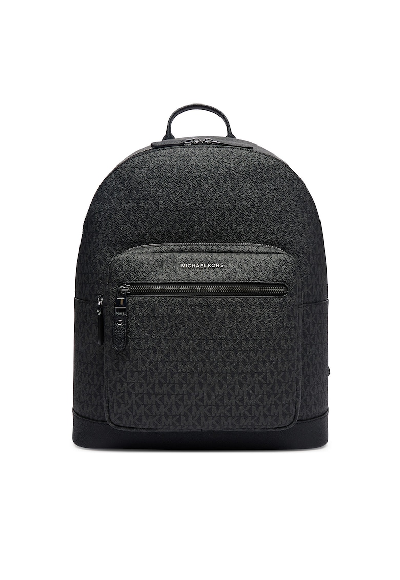 Rucsac barbati - piele ecologica - negru - One Size INTL
