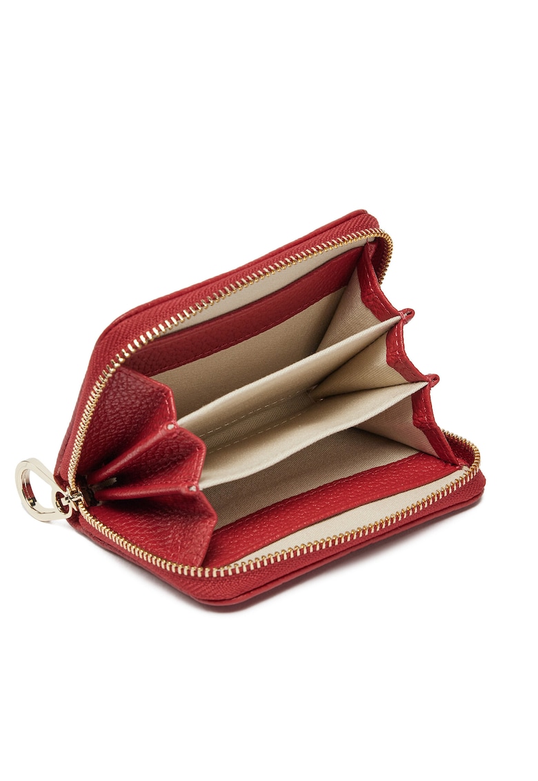 Portofel dama - piele naturala - rosu - One Size INTL