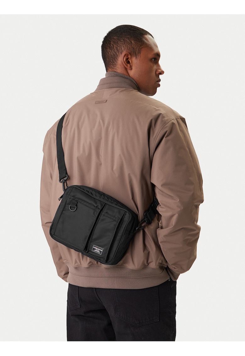 Borseta barbati - tesatura - negru - One Size INTL
