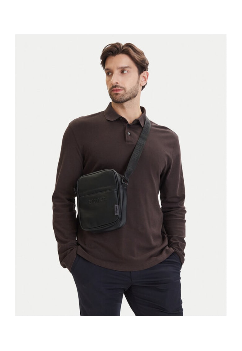 Saszetka barbati - tkanina - negru - One Size INTL