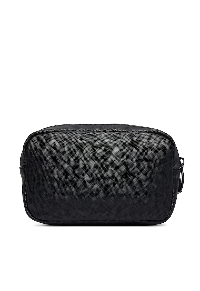 Saszetka barbati - piele ecologica - negru - One Size INTL
