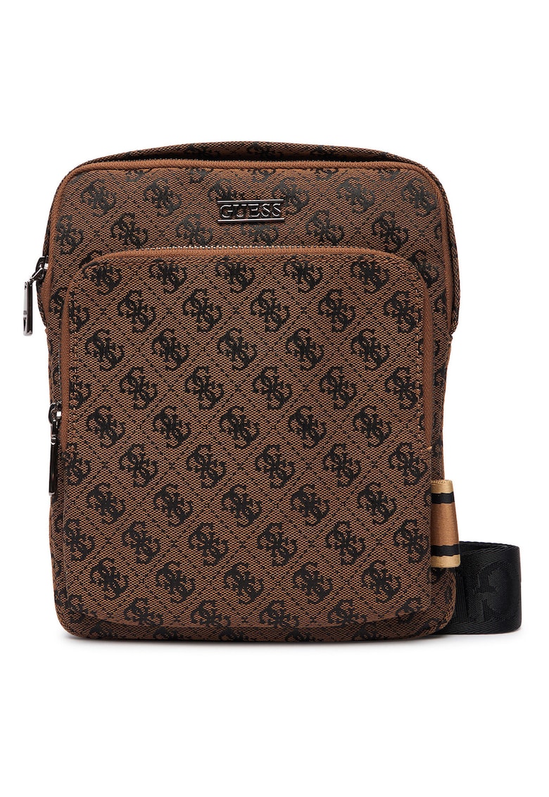 Geanta barbati - textil - maro - Marime Unica INTL