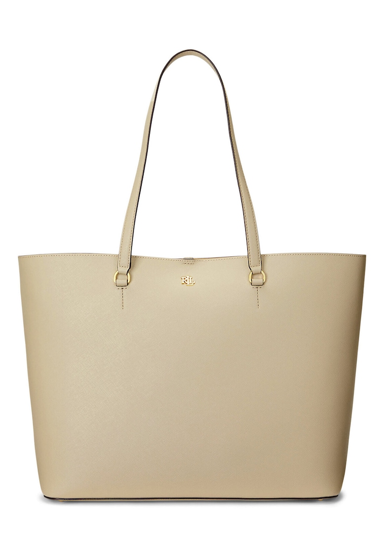 Geanta dama - piele naturala - bej - One Size - Bej