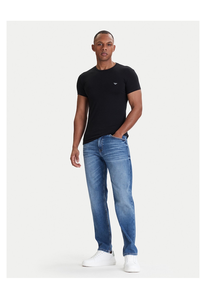Tricou Barbati Emporio Armani Slim Fit - Negru