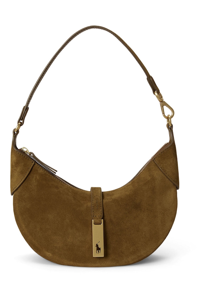 Geanta dama - piele naturala - verde - One Size