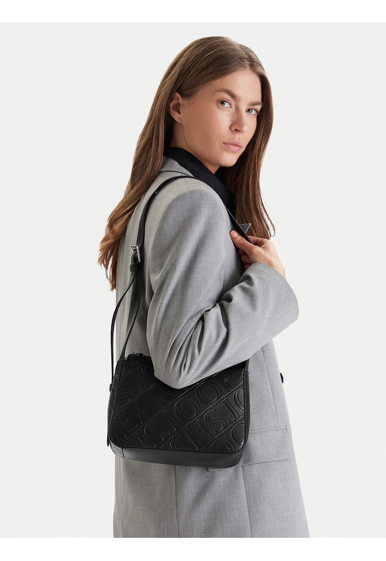 Geanta dama - piele ecologica - neagra - One Size INTL