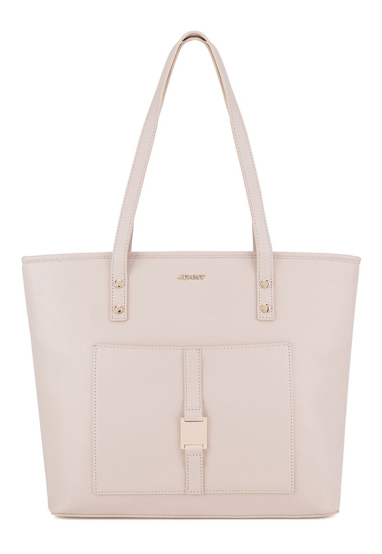 Geanta de dama - plastic - bej - One Size INTL