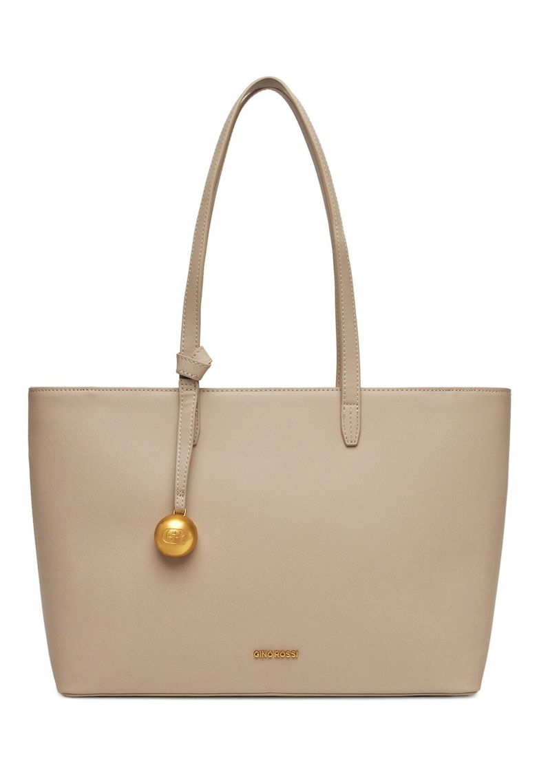 Geanta dama - tkanina - bej - One Size INTL