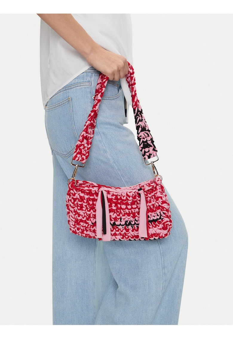 Geanta dama - tkanina - roz - One Size INTL