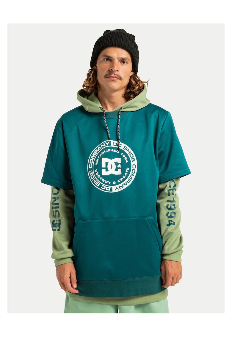 Bluza barbati - verde - poliester