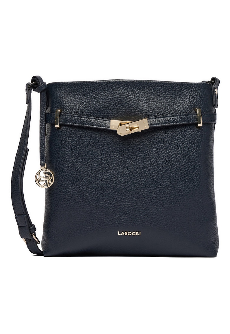 Geanta crossbody - material sintetic - One Sizedwqf - Albastru