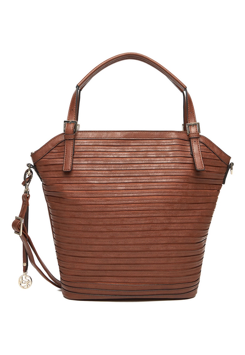 Geanta bucket - material sintetic - maro - One Size INTL