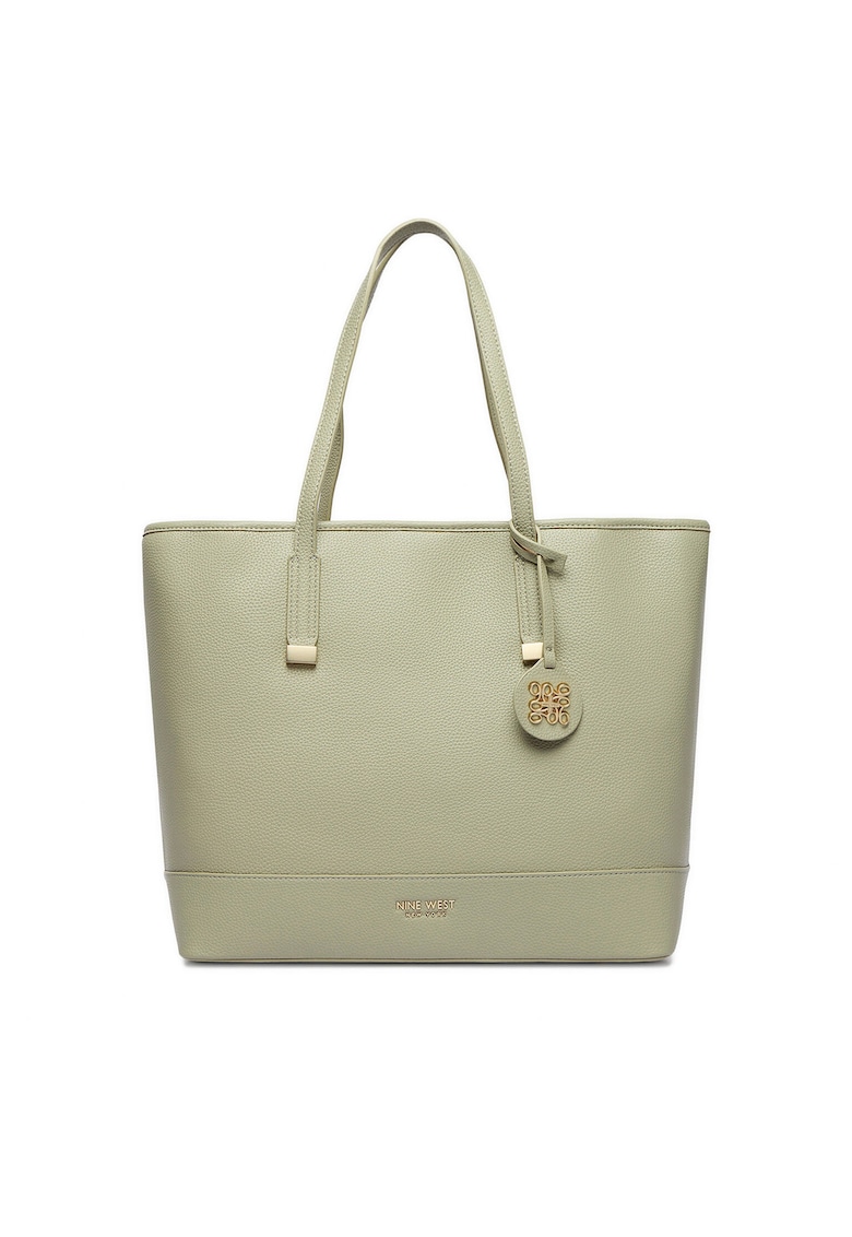 Geanta shopper verde - One Size INTL - cu saszeta dopinata