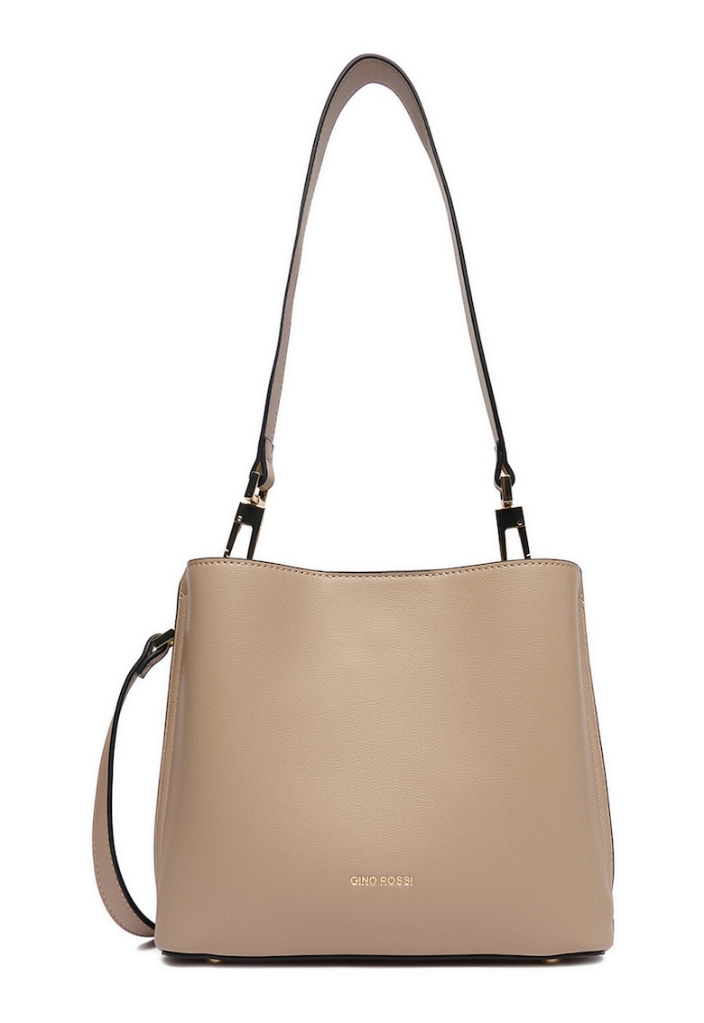Geanta dama - tkanina - bej - One Size INTL