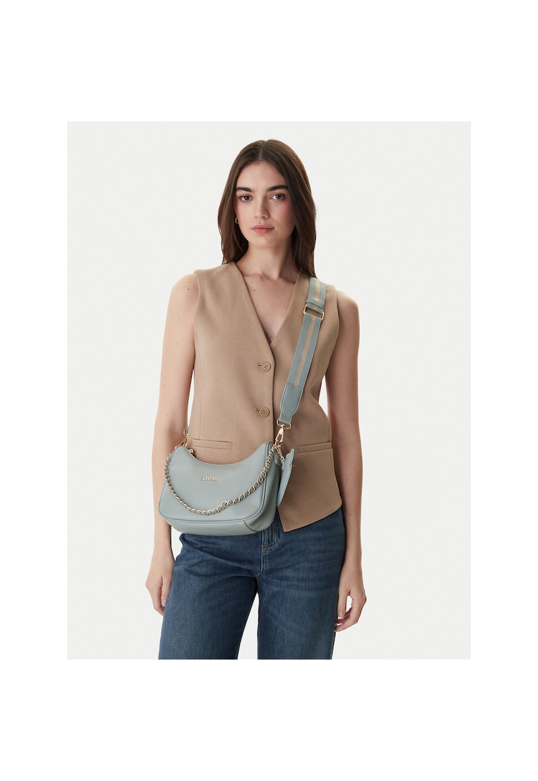 Rucsac dama - piele ecologica - albastru - One Size INTL