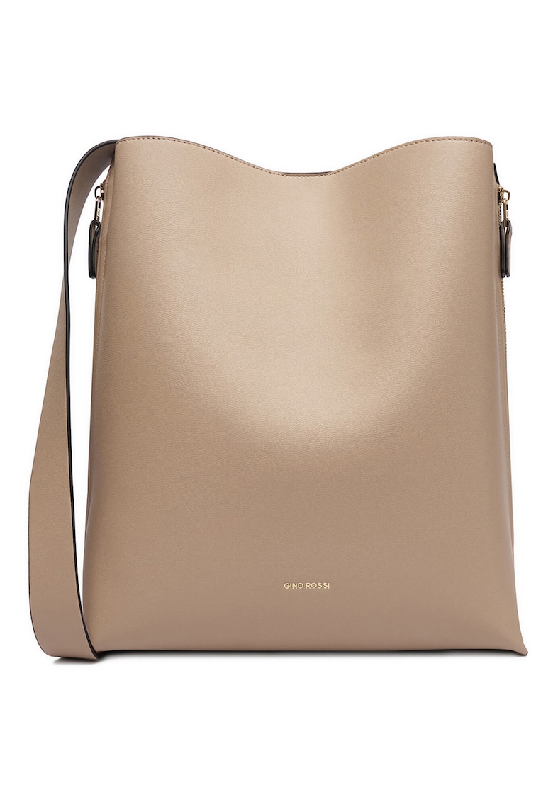 Geanta dama - tkanina - bej - One Size INTL